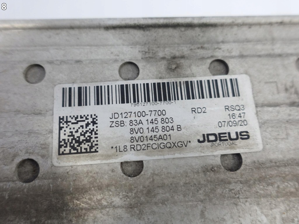 фото №9, Audi rs3 8v0 ttrs 8s0 rsq3 rs q3 83a радиатор воздуха интеркулер