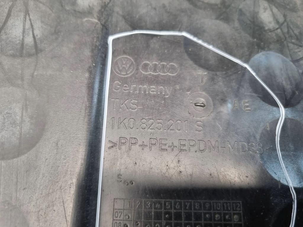 фото №6, Захист підвіска ліва 1k0825201s vw scirocco iii octavia ii golf vi a3 8p