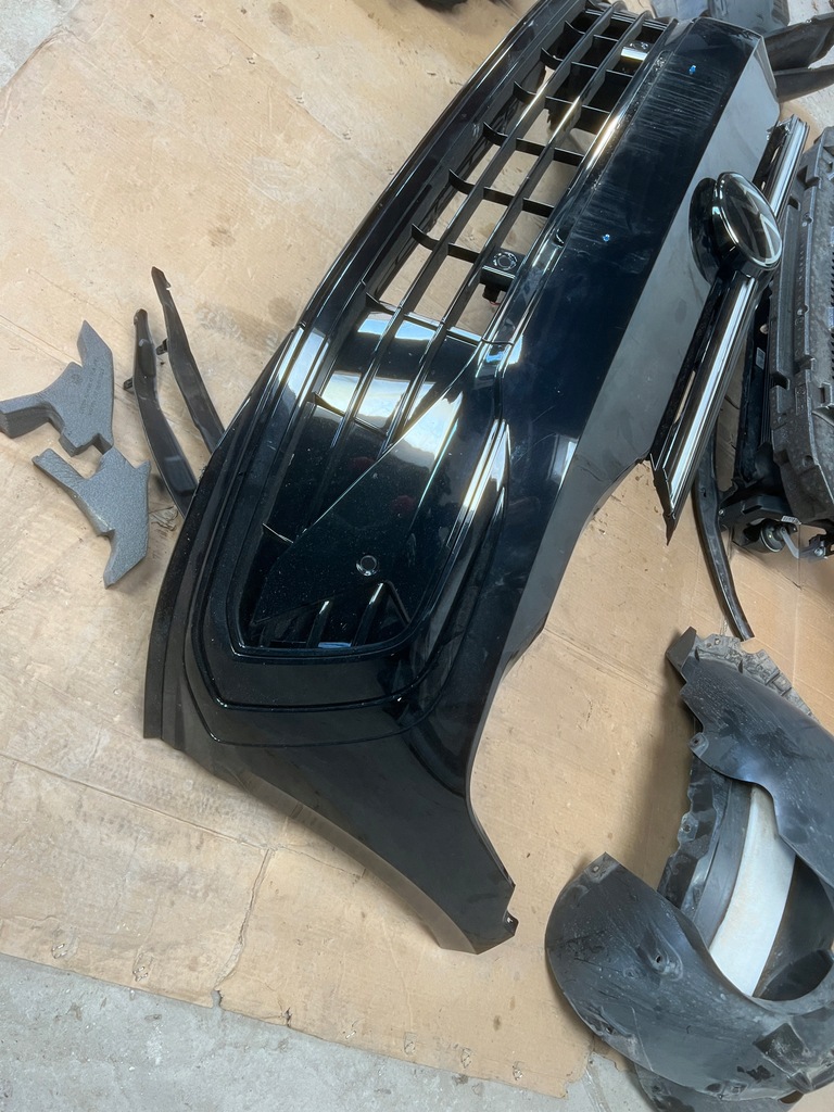 фото №7, Vw golf 8 viii r line kompletny перед бампер капот лампа крила pas lc9x