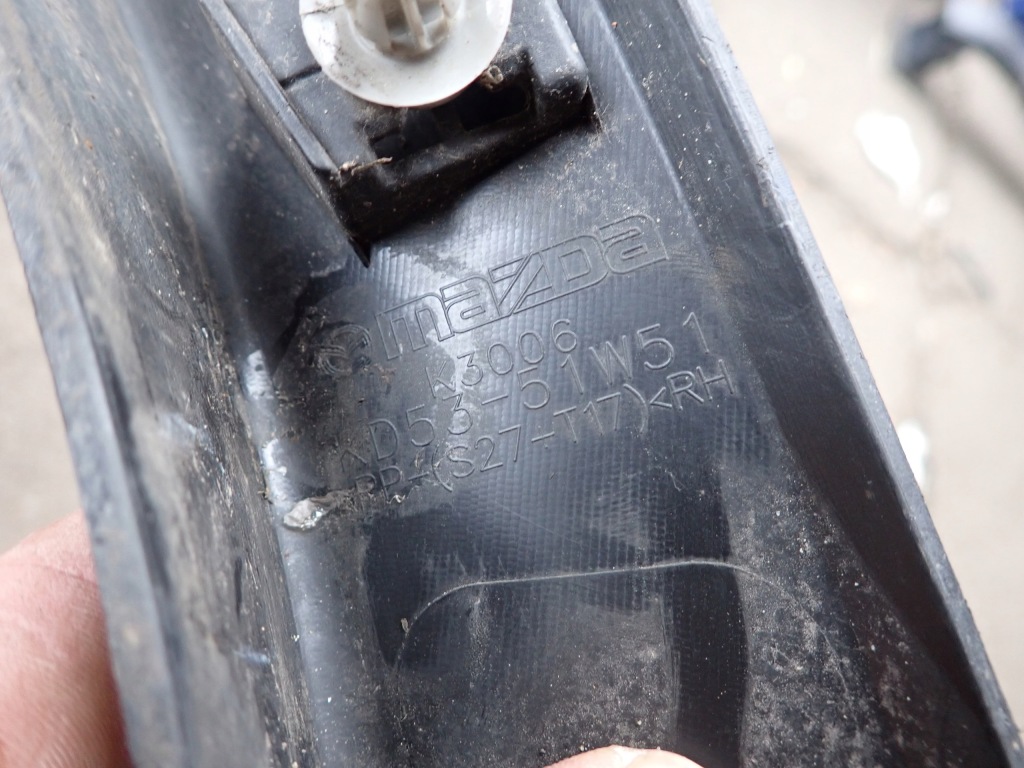 фото №11, Mazda cx5 12-17 молдинг накладка крыла правый задняя