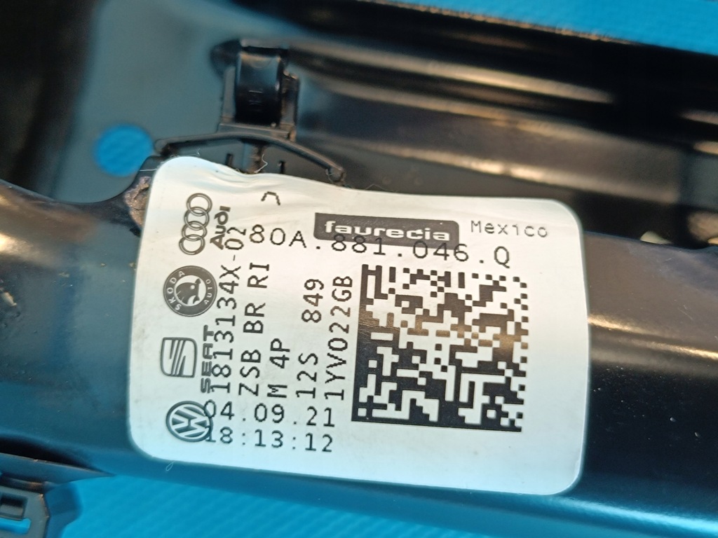 фото №12, Audi q5 fy lift 2.0 tdi 2022 r каркас спинка пасажира підголівник 80a881046q