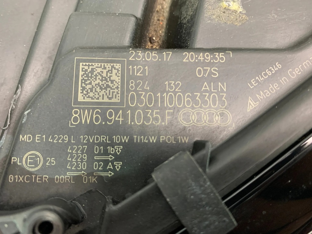 фото №10, Audi a5 8w лампи перед передні full led повний uk