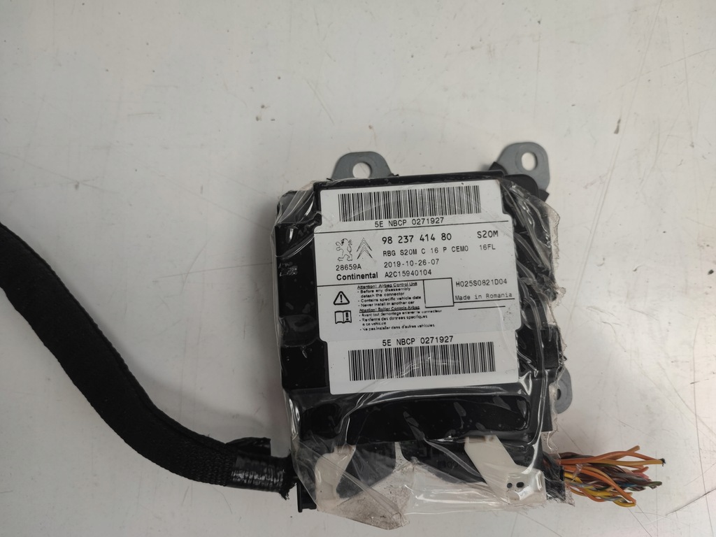 фото №13, Приборная панель консоль подушка безопасности ремни peugeot rifter partner iv berlingo iv combo e