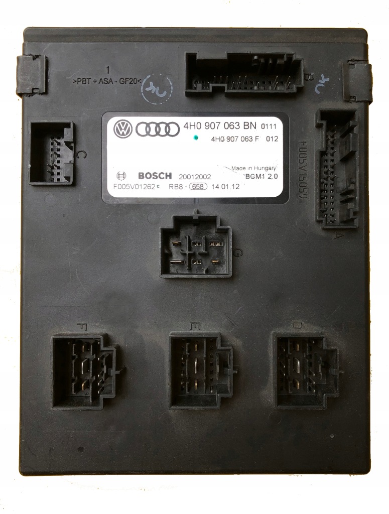 Купить Модуль комфорта audi оригинальный номер 4h0907063bn