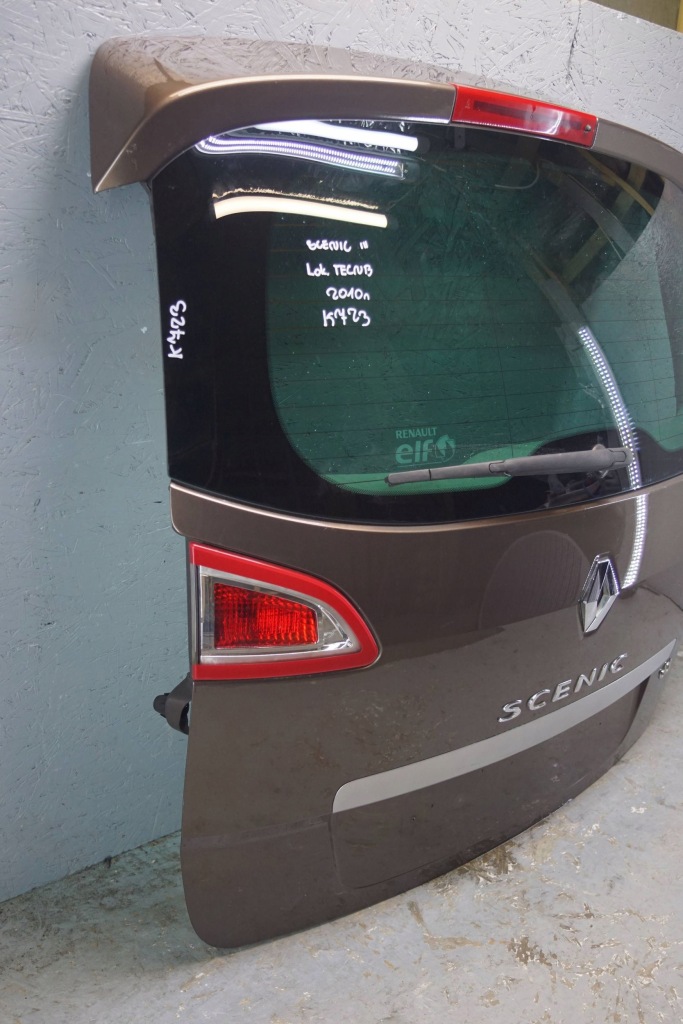 фото №13, Renault scenic iii крышка багажника задняя багажника tecnb k723