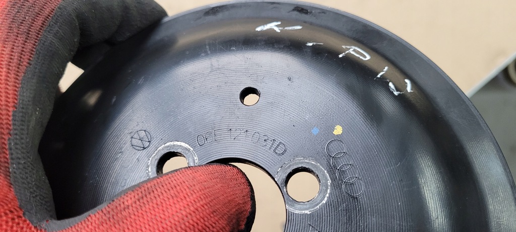 фото №5, A7 4g шкив насоса wody 3.0 tfsi s4 b8 a6 c7 4g 06e121031d