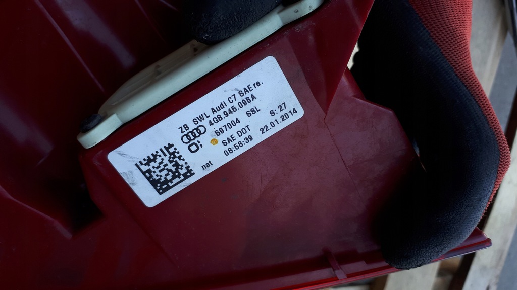 фото №8, S7 4g a7 лампа права правий задня w крила 4g8945096a usa