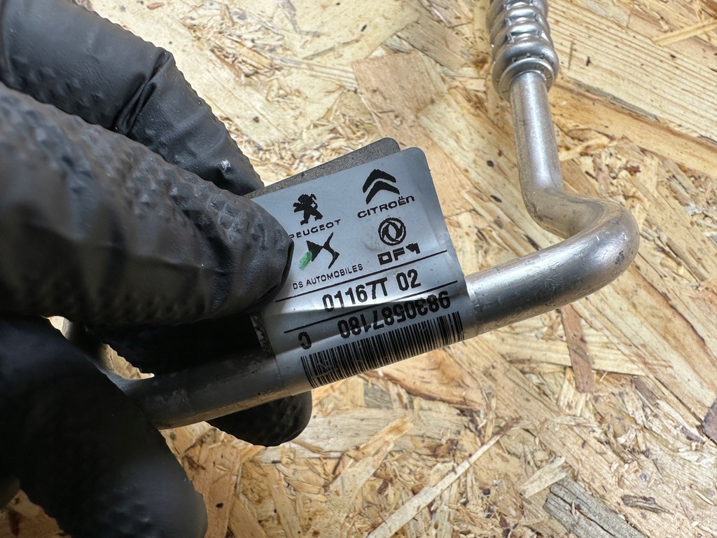 фото №9, Wąż шланг труба кондиционера opel e-corsa f peugeot e-208 ii 9830587180