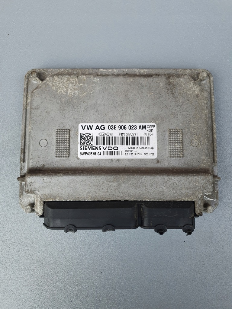 фото №1, Блок керування бортовий комп'ютер двигуна 03e906023am