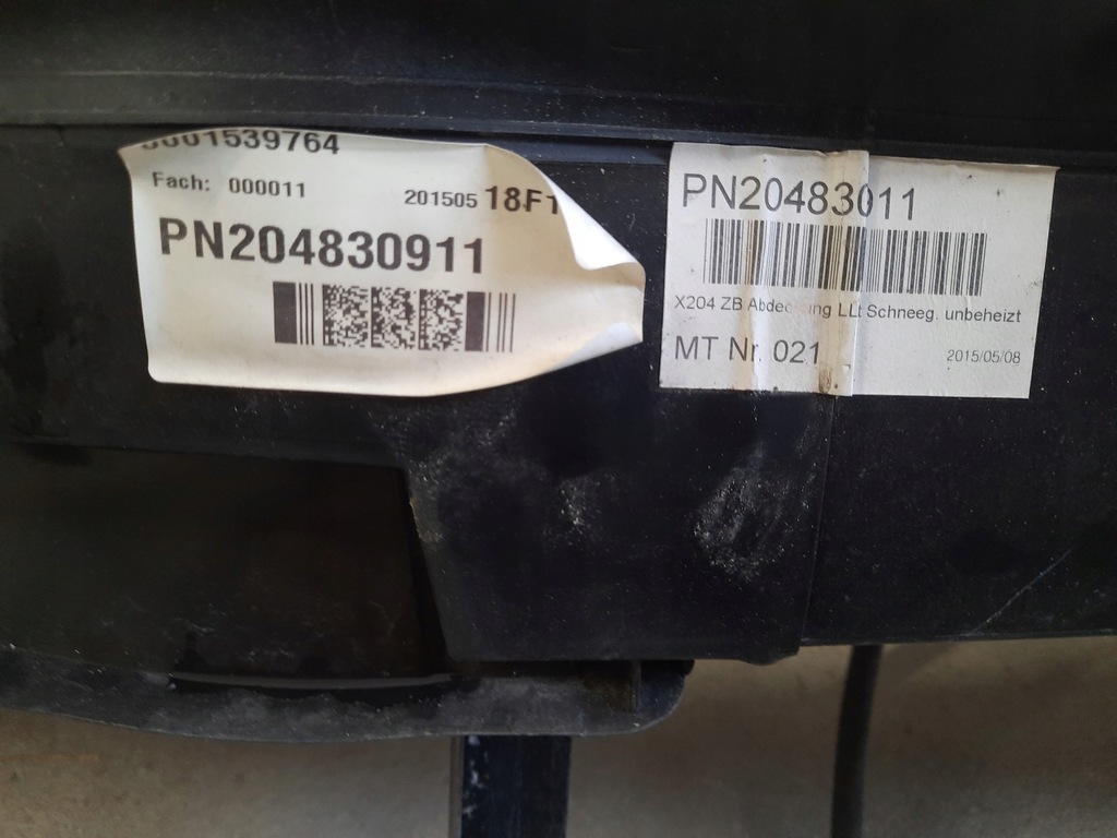 фото №12, Mercedes glk x204 09-15 жабо пластиковый a2048302013 usa