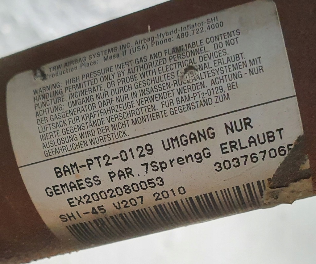 фото №4, Шторка безпеки подушка безпеки ліва mercedes r-kl w251 long