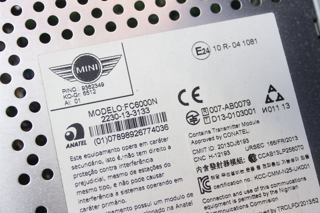 Mini f56 радио дисплей 9362349 Недорого