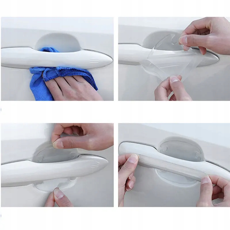 Наклейки захисне захисні на автомобіль під  ручка + відбійники двері Доставка