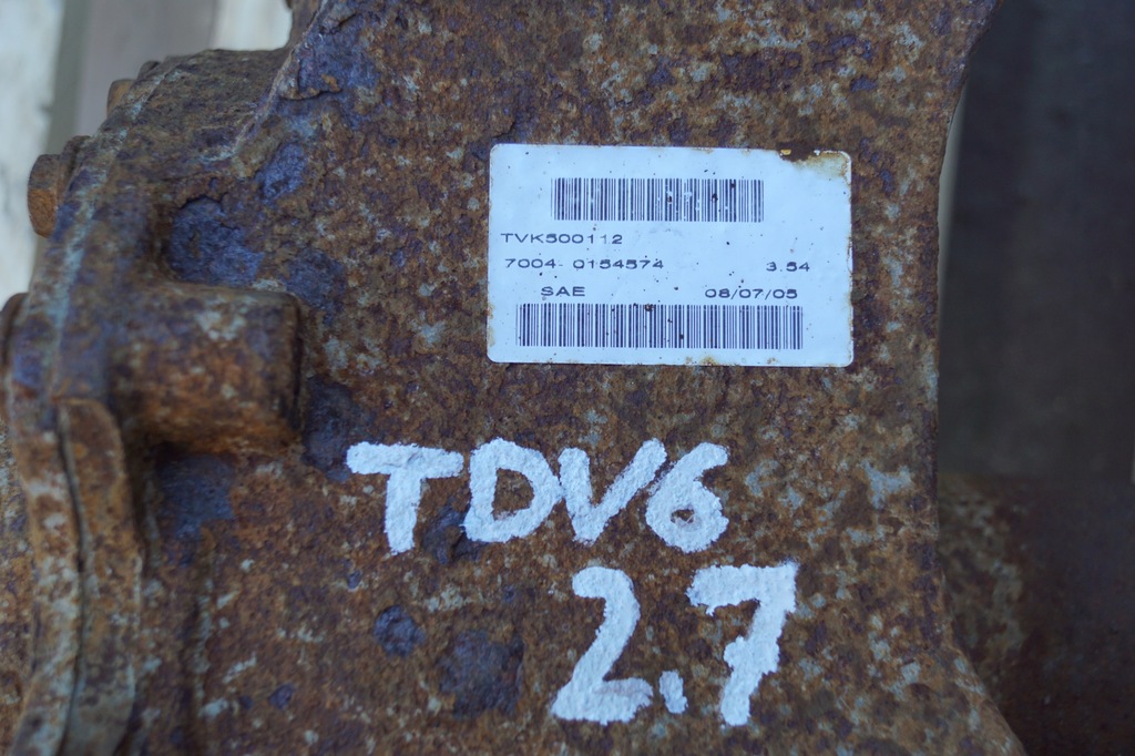 фото №7, Міст диференціал land rover discovery iii 3.54 2.7