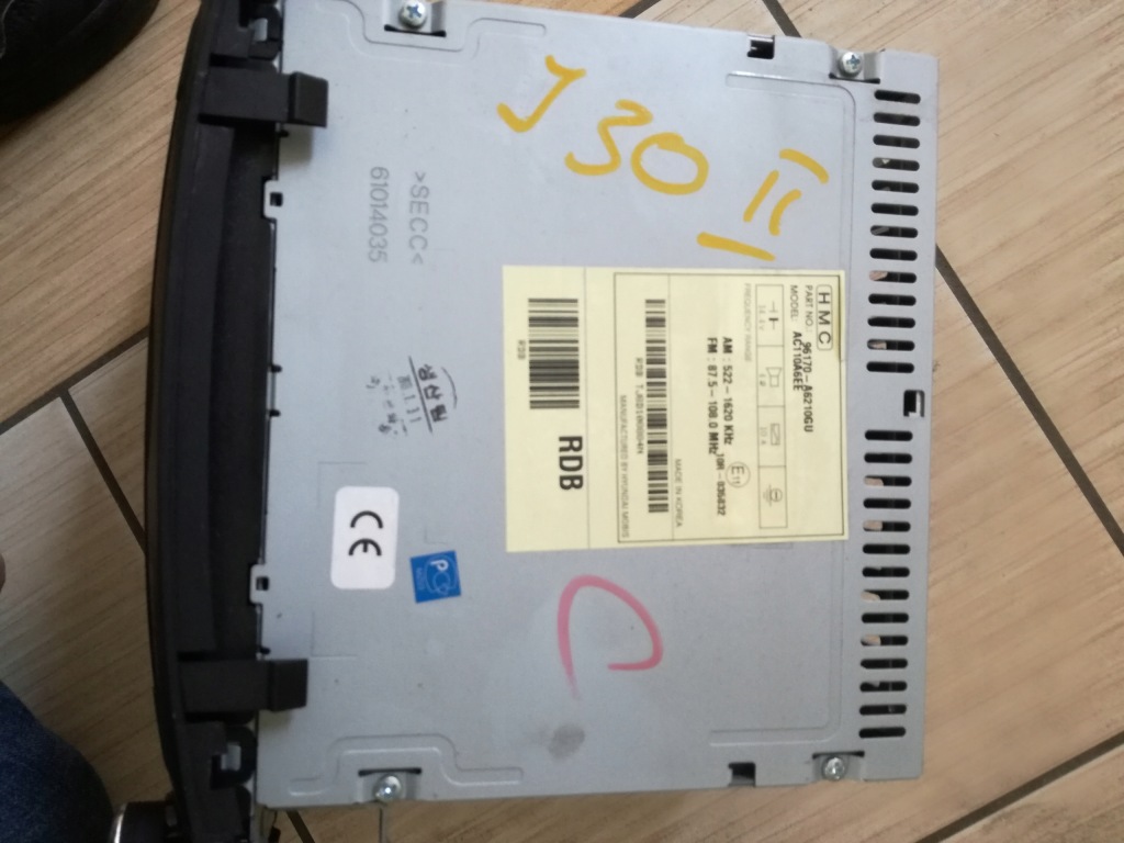 фото №4, Hyundai i30 ii 2012 -2016 rok радио cd 96170-a6210gu
