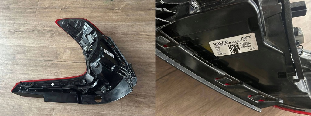 фото №16, Volvo xc40 2017- лампа led задняя левая оригинал