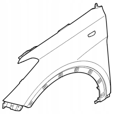 фото №1, Крила передній лівий hyundai santa fe 2017