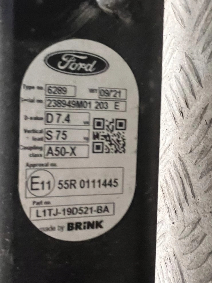 фото №11, Hak буксировочный шар балка ford puma ii 2 mk2 org