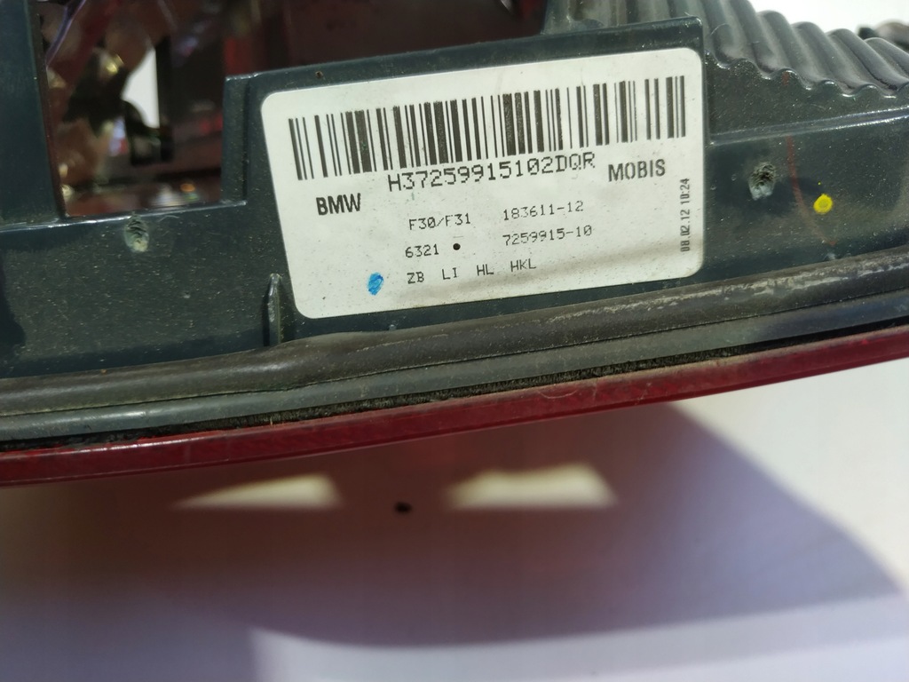 фото №6, Bmw f30 f31 лампа левый задняя w крышка led 7259915-10
