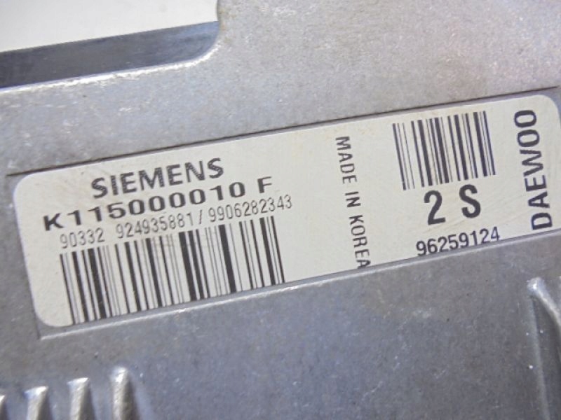 фото №5, Matiz бортовой компьютер 96259124 0,8 800 k115000010f