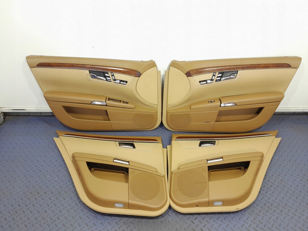 фото №12, Mercedes s w221 сиденья заднее сиденье сиденье спинка обивка комплект