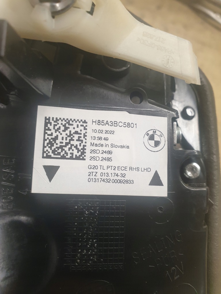 фото №10, Bmw 3 g20 sedan лампа правий задня w кришка h85a3bc5801