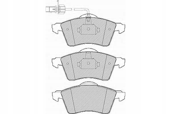 фото №1, Ferodo гальмівні колодки гальмівні vw lt 28-46 ii 2.8 tdi 2d