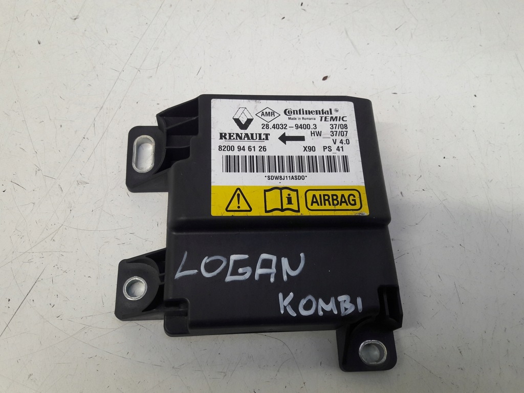 фото №6, Подушки безпеки датчик kpl dacia logan