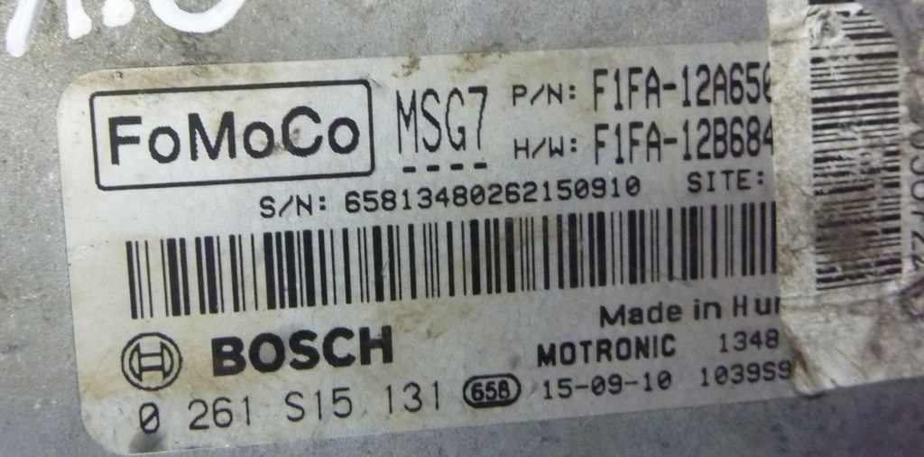 фото №4, Бортовой компьютер ford focus mk3 1.0