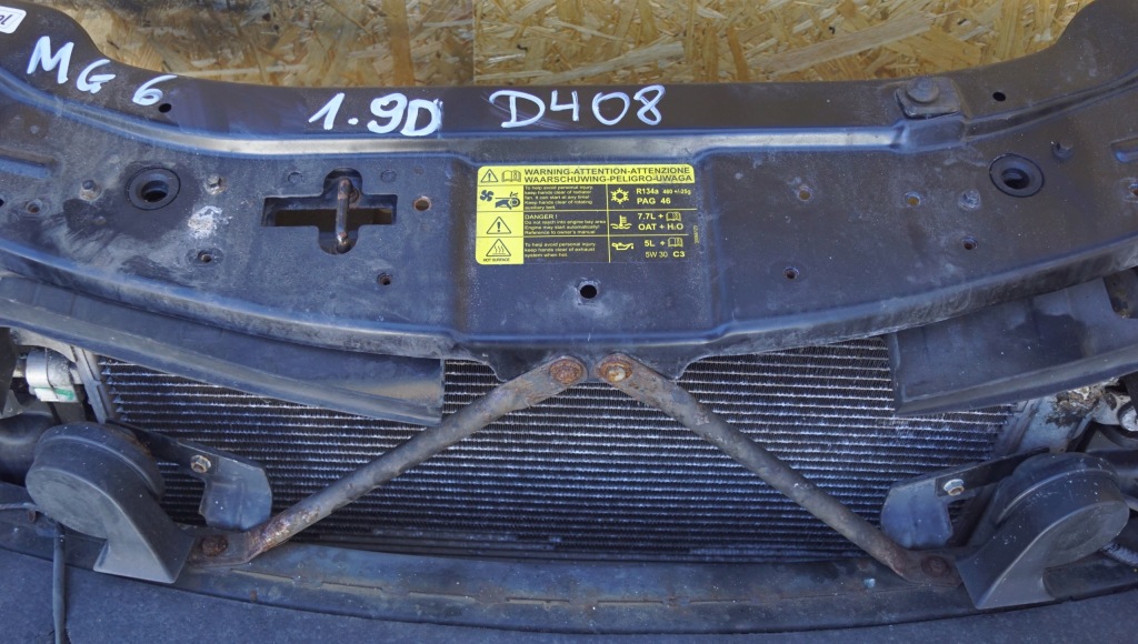 фото №4, Pas передній радіатор mg 6 1.9 dti