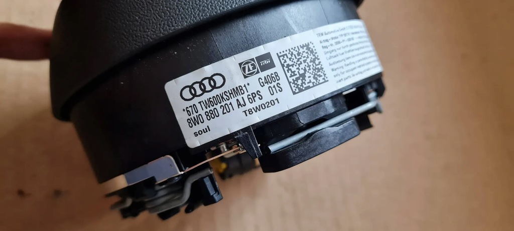 фото №15, A4 b9 8w подушка водія подушка безпеки sline 8w0880201aj a5 8w
