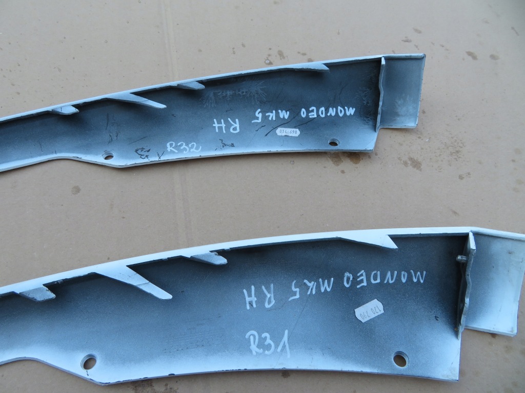 фото №12, Ford mondeo mk5 15-19r- спойлер молдинг бампера правая