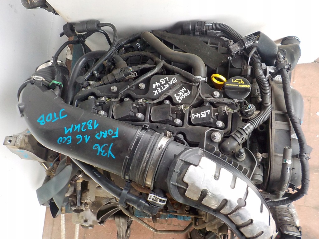 фото №8, Ford fiesta mk7 14r 1.6 ecoboost 182km двигатель jtdb kompletny