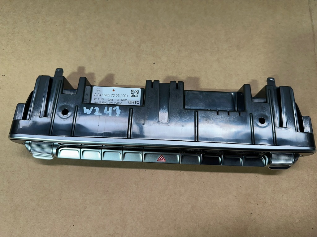 фото №7, Панель кондиционера, кондиционер, обдув mercedes w243, w243, h243, w177, x247
