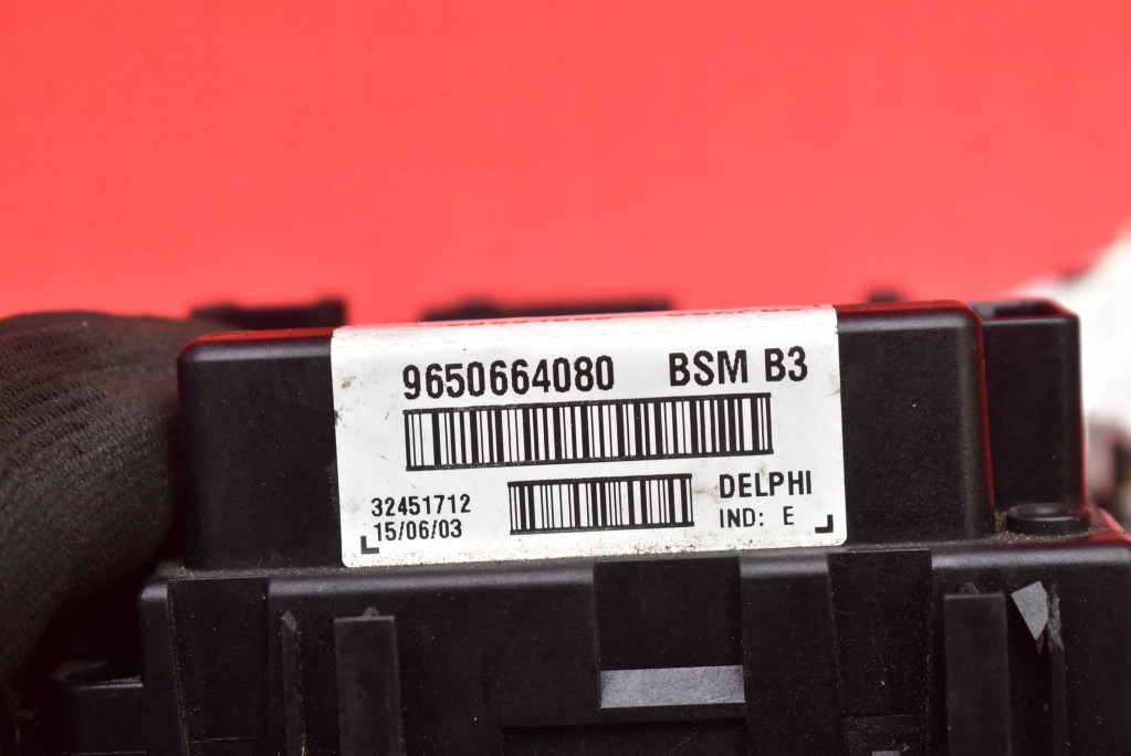 фото №8, Коробка запобіжників bsm 9650664080 peugeot 307 sw 2.0 hdi 136 km 01-05