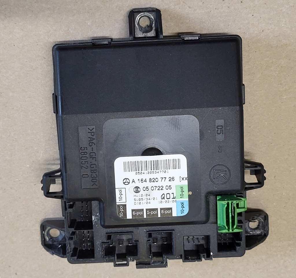 фото №1, Модуль блок управления с дверь левый перед mercedes ml w164 gl x164 r w251 оригинальный номер eu