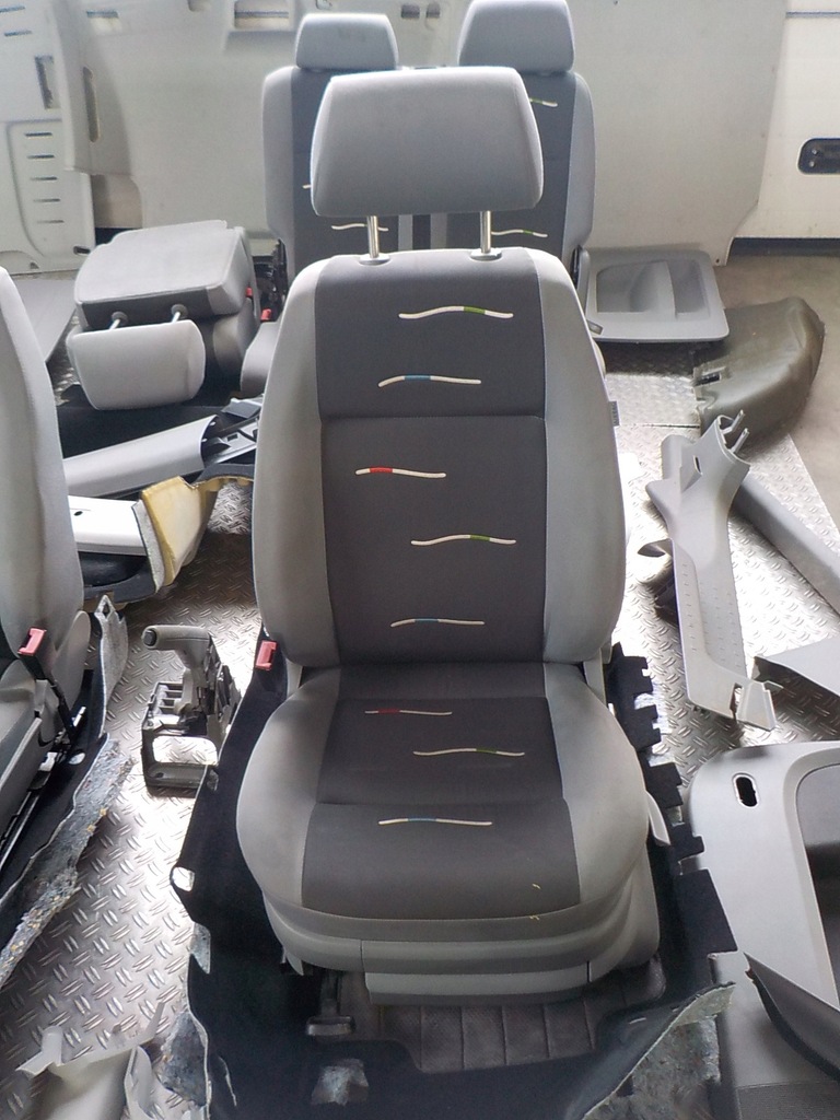 фото №5, Vw caddy iii 03-10 сидіння обшивки салон комплект