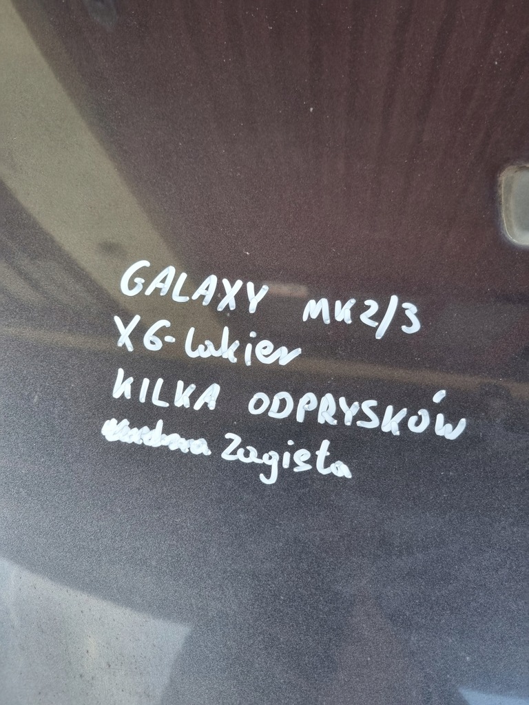 фото №9, Капот передня ford galaxy mk2 mk3 06-10 grafitowy x6