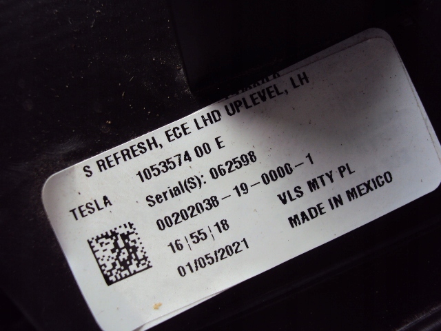 фото №10, Лампа лівий перед tesla model s lift 2016-