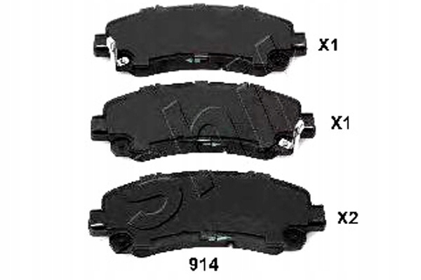 фото №1, Ashika тормозные колодки тормозные isuzu d-max 2007- ashi