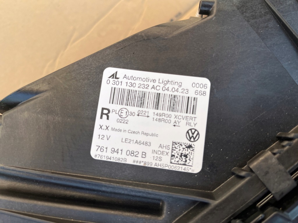 фото №12, Лампа передняя перед vw touareg 761 iii full led ładne полный