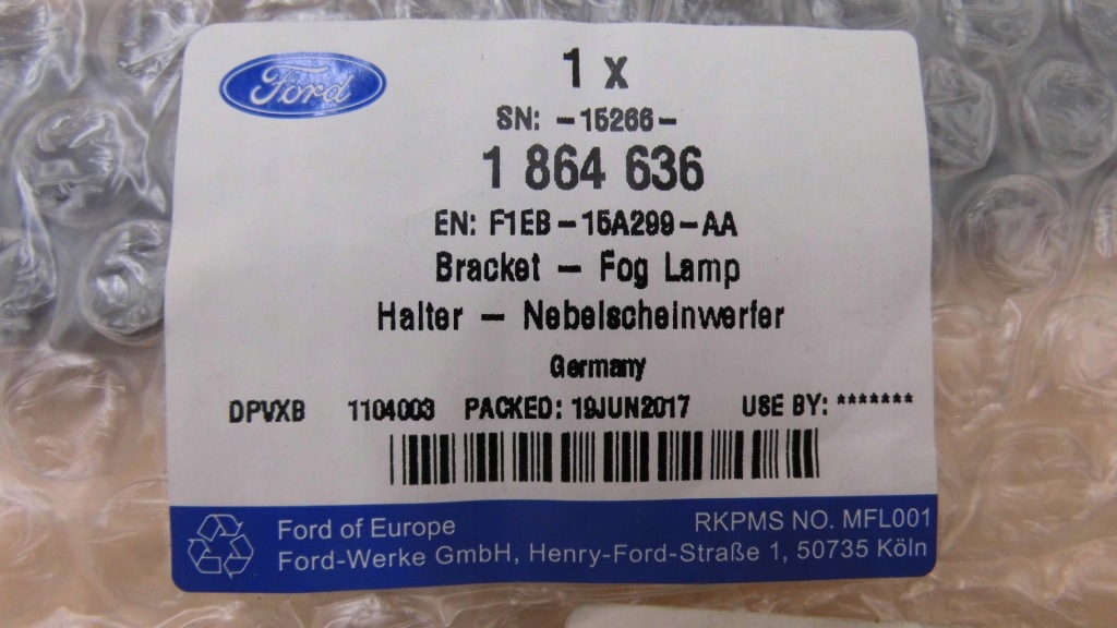 фото №4, Рамка противотуманной фары левая ford focus mk3 2014-18