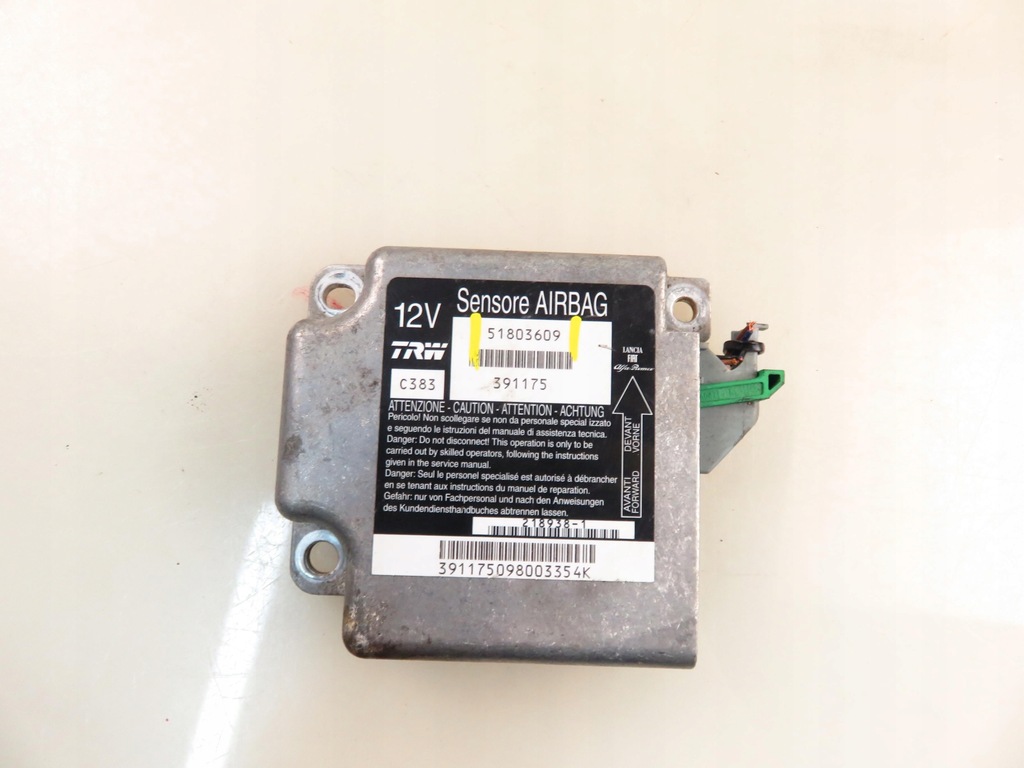 фото №1, Модуль подушка безопасности fiat panda van ii 51803609