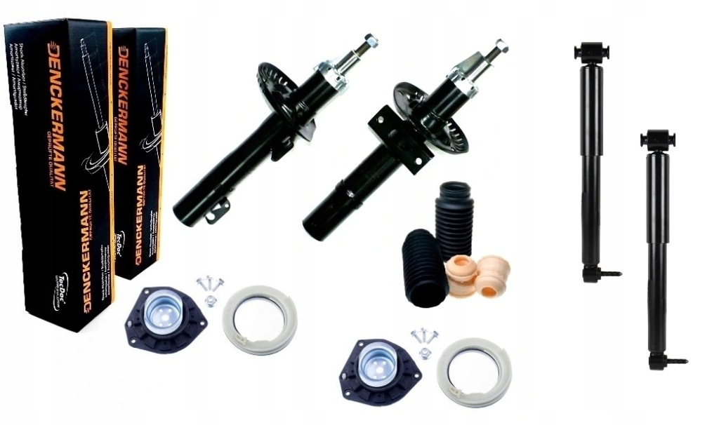 фото №1, Амортизатори кріплення захист renault scenic ii grand 2003-2009 перед + задня