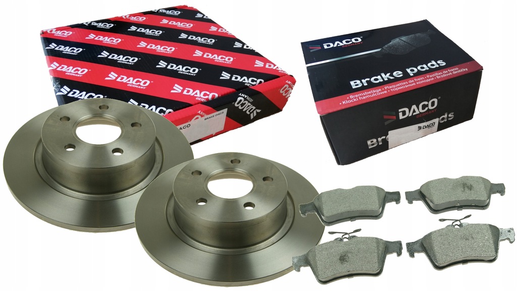 фото №1, Тормозные диски + тормозные колодки ford tourneo transit connect задняя