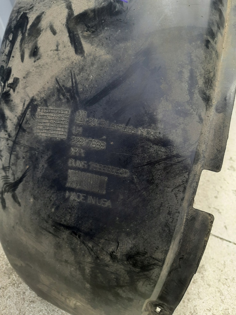 фото №8, Gmc acadia 12-16 підкрилок лівий задня 22817688 usa