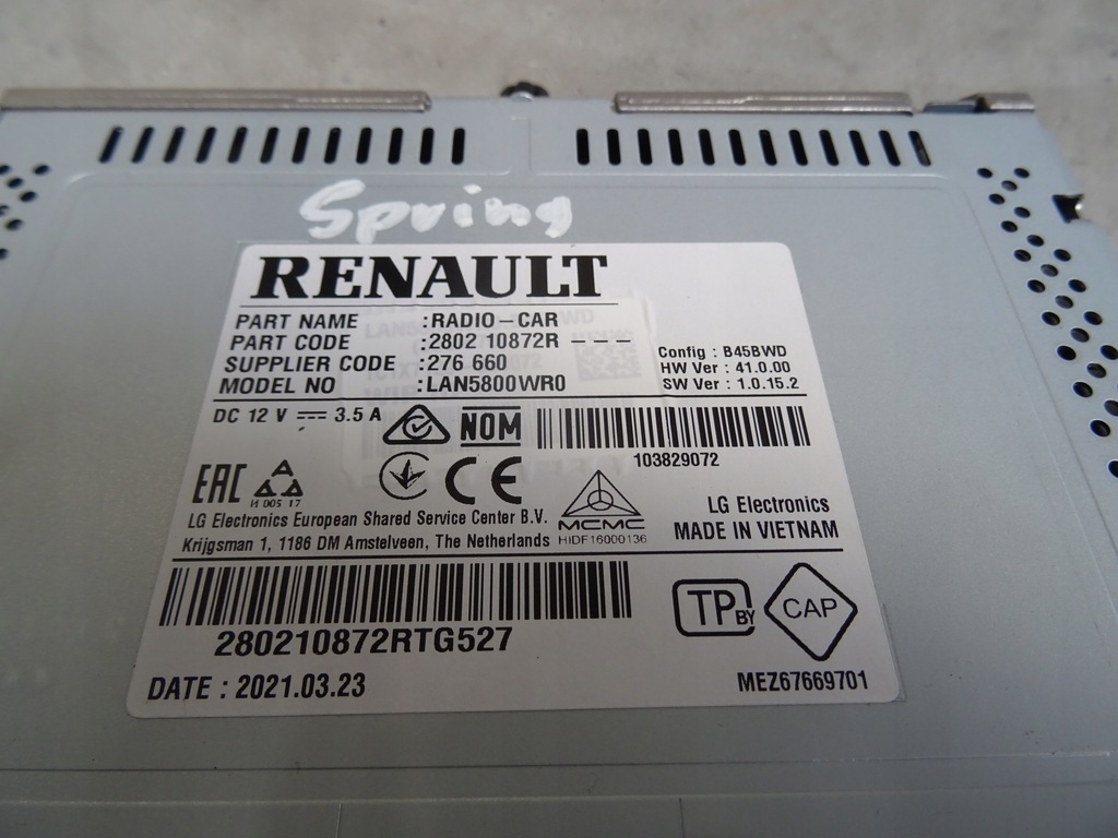 фото №4, Радіо навігація navi екран dacia spring