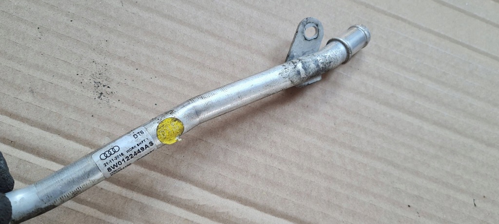 фото №10, S4 b9 8w шланг трубка wąż wody 3.0 tfsi 8w0122449as s5 8w