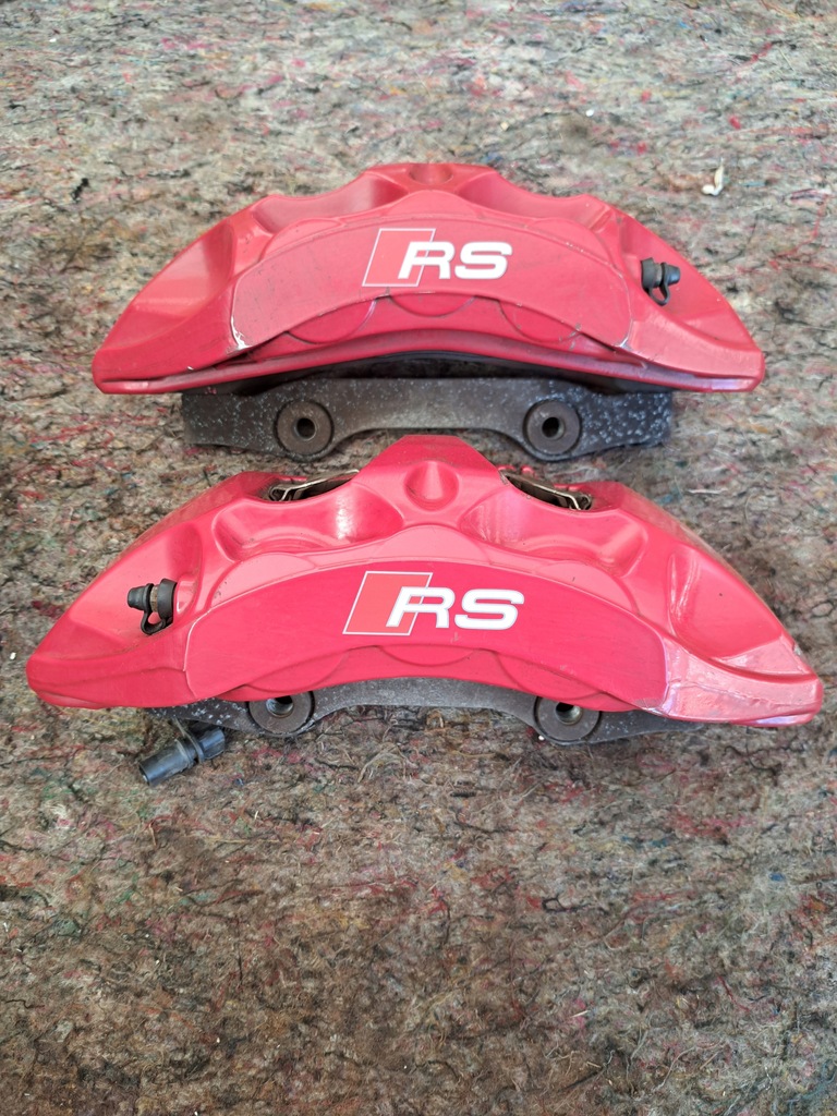 фото №1, Audi rs rs4 rs5 супорти гальмівні колодки гальмівні диски 374 mm захист перед