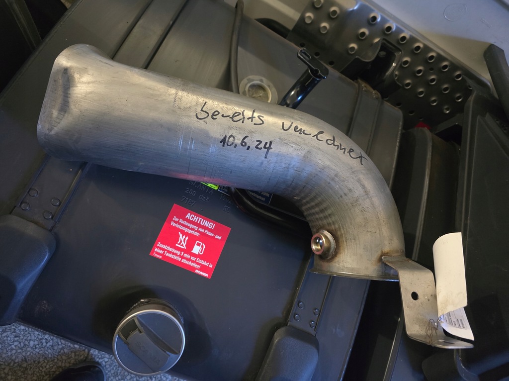 фото №1, Труба вихлопна кінцева scania s r ntg оригінальний номер 2878831